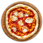 Cheese & Fresh Tomato Pizza 