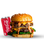 Double Cheese Burger Meal 