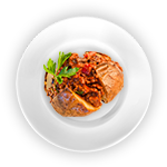 Baked Potato With Spicy Chicken 